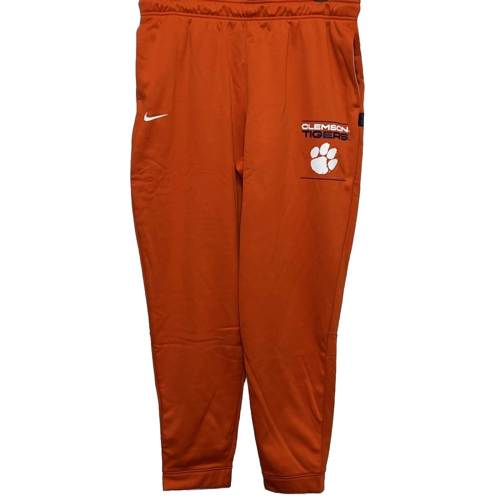 Nike Therma College Clemson Tigers Football Game Jogger Sweatpants Men XL New